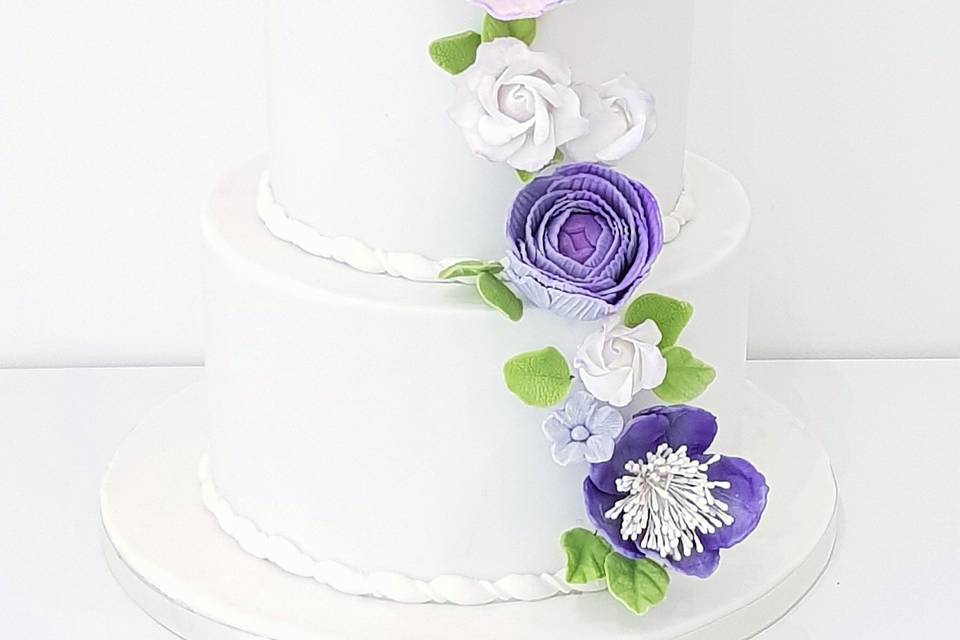 Parme wedding cake