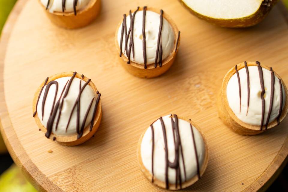 Tartelette poire belle-Hélène