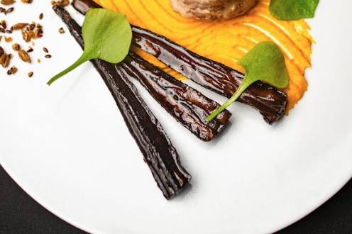 Mignon veau carottes roties