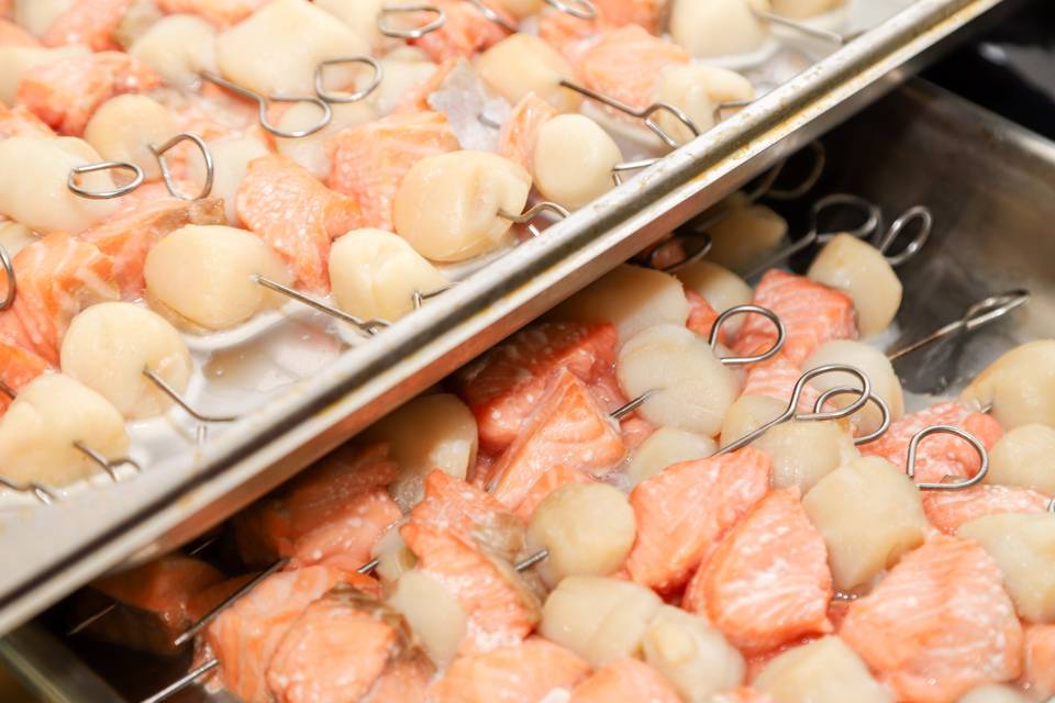 Bouchées saumon fumé