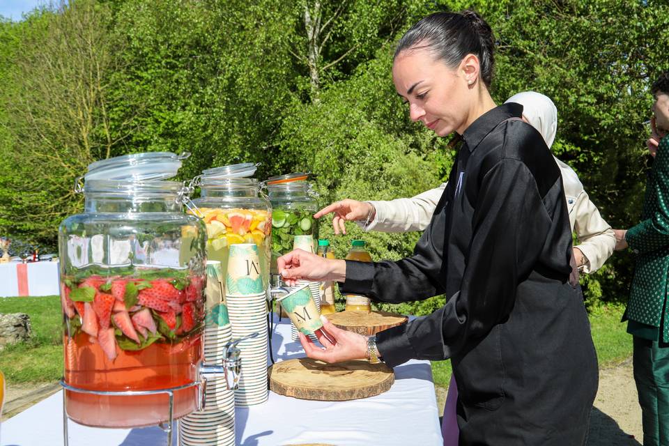 Service eau fruitée