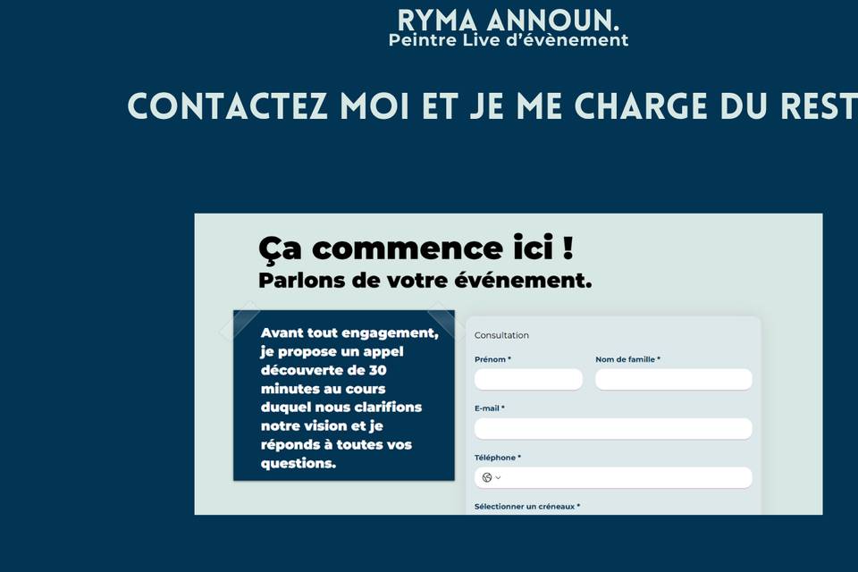 Contactez moi