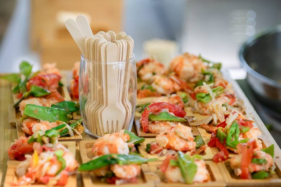 DÉTAIL_ APÉRITIFS AUX CREVETTES
