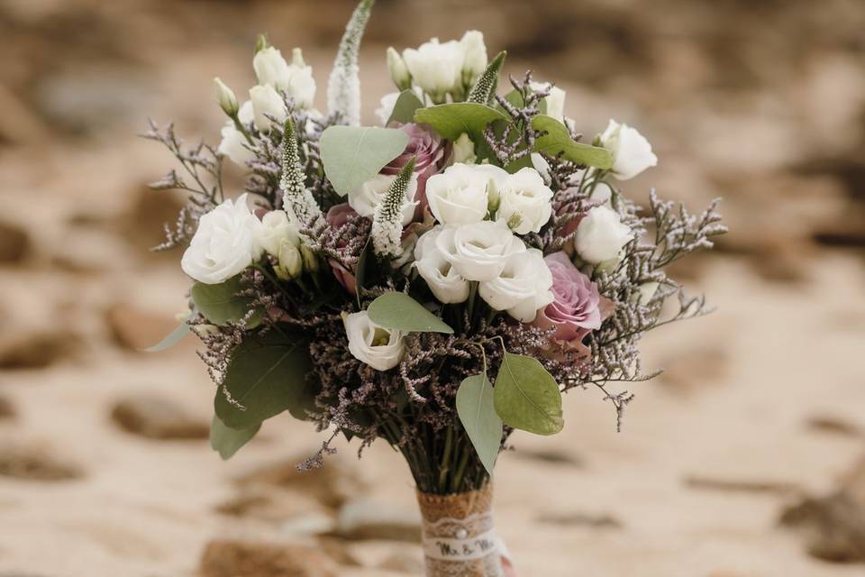 Bouquet à la plage