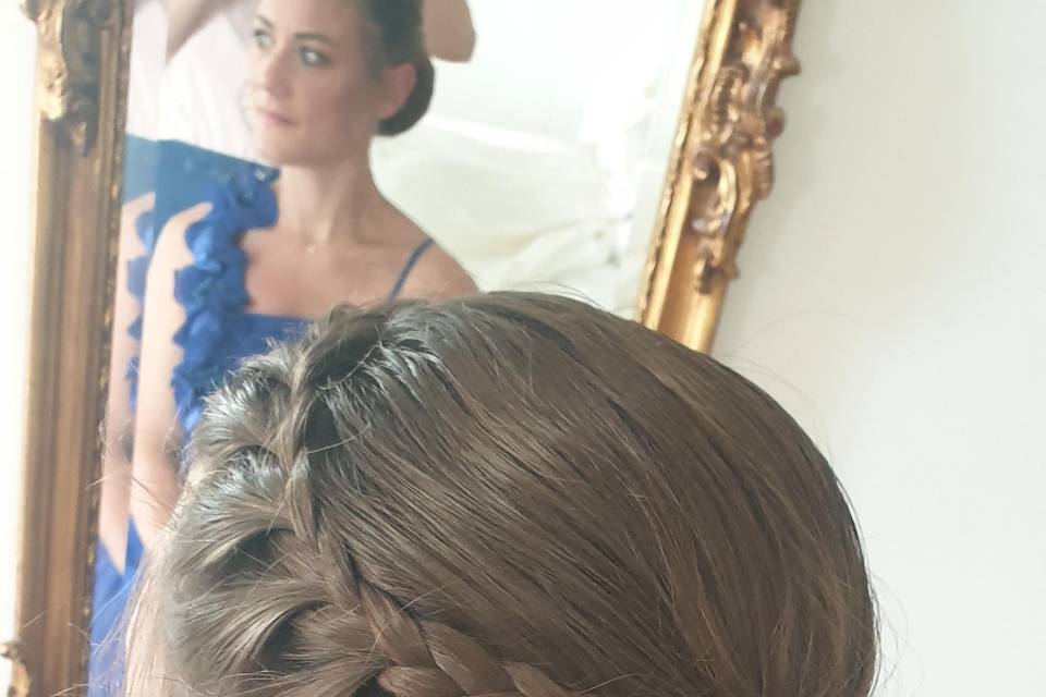 Chignon bas élégant