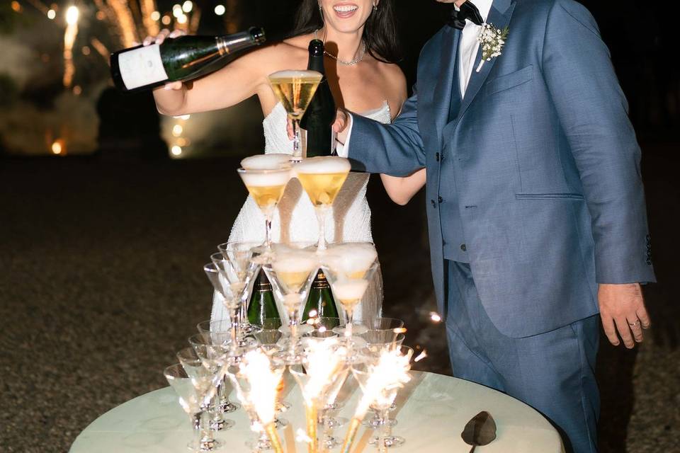 Fontaine de champagnes