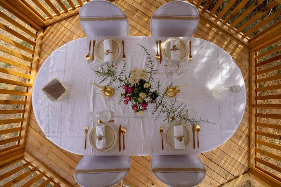 Table d'honneur mariage