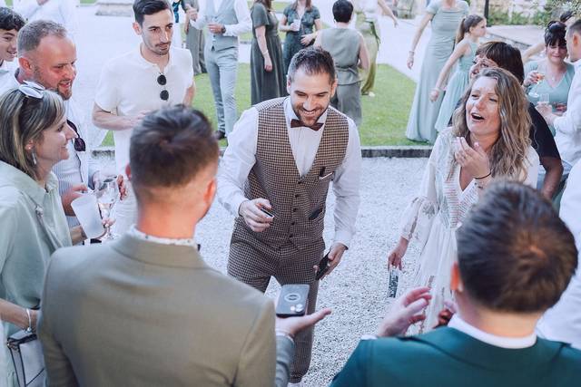Magie rapprochée mariage