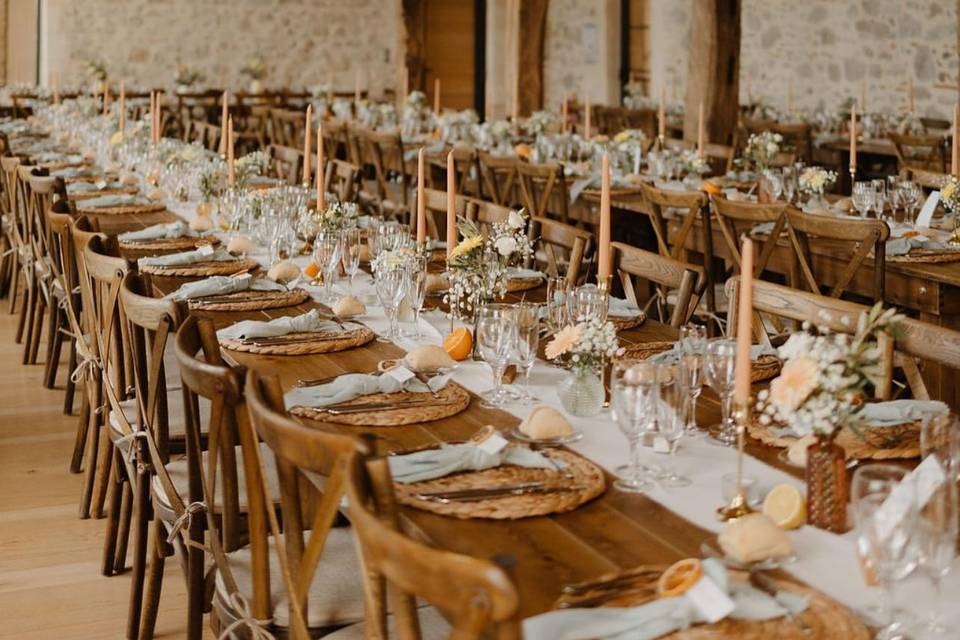 Table de réception