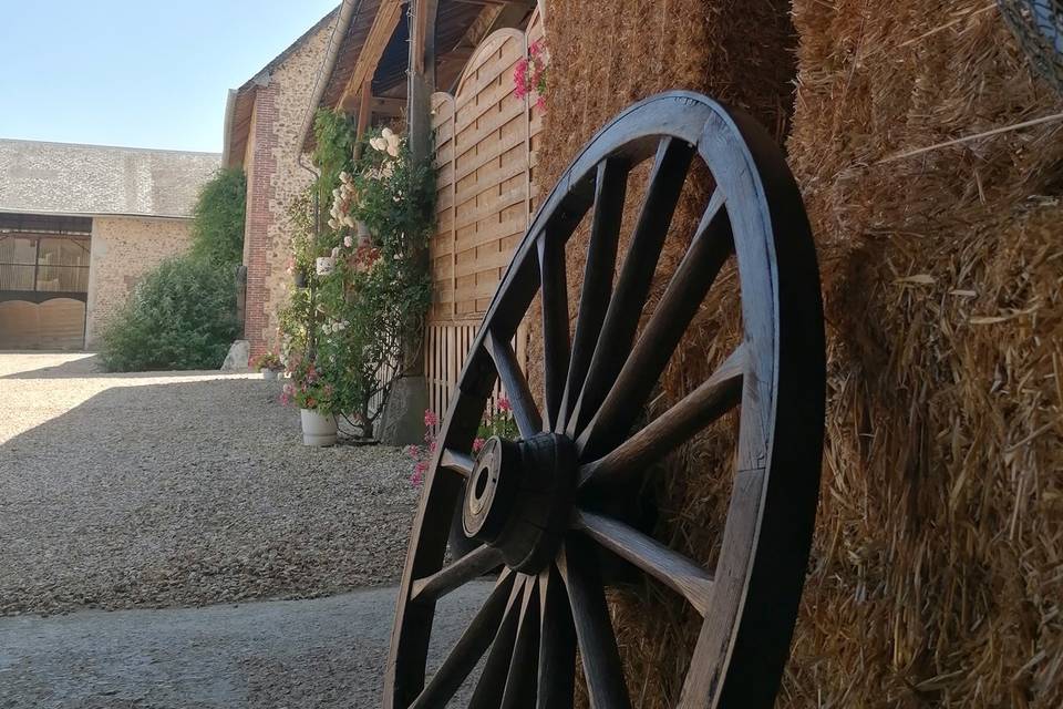 Dîner sous le grand préau