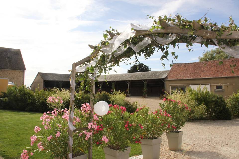 Terrasse champêtre