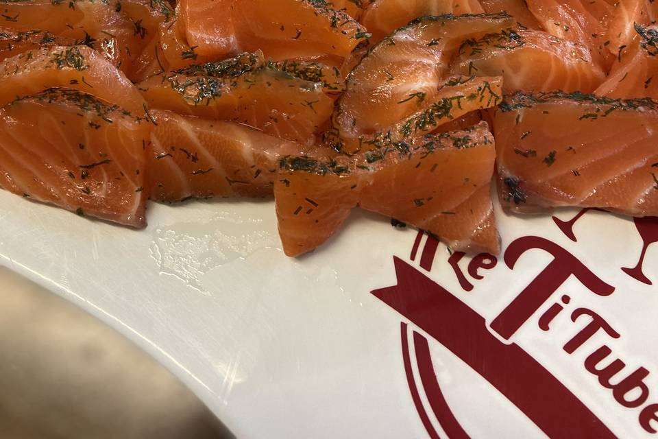 Saumon gravlax