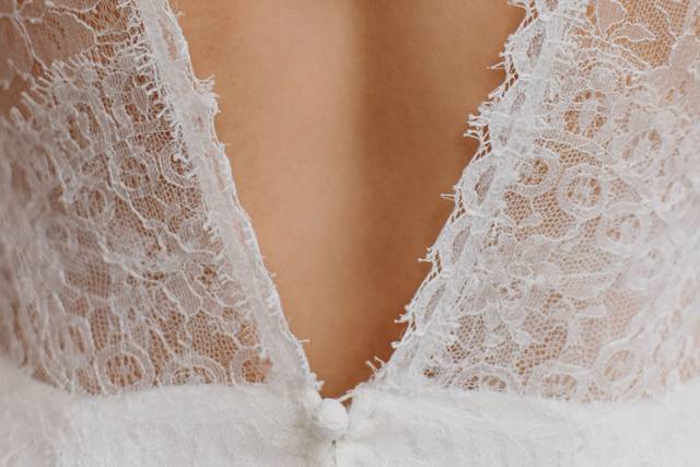 Collier retombant dos
