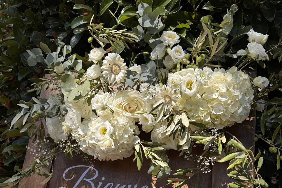 Panneau bienvenue mariage
