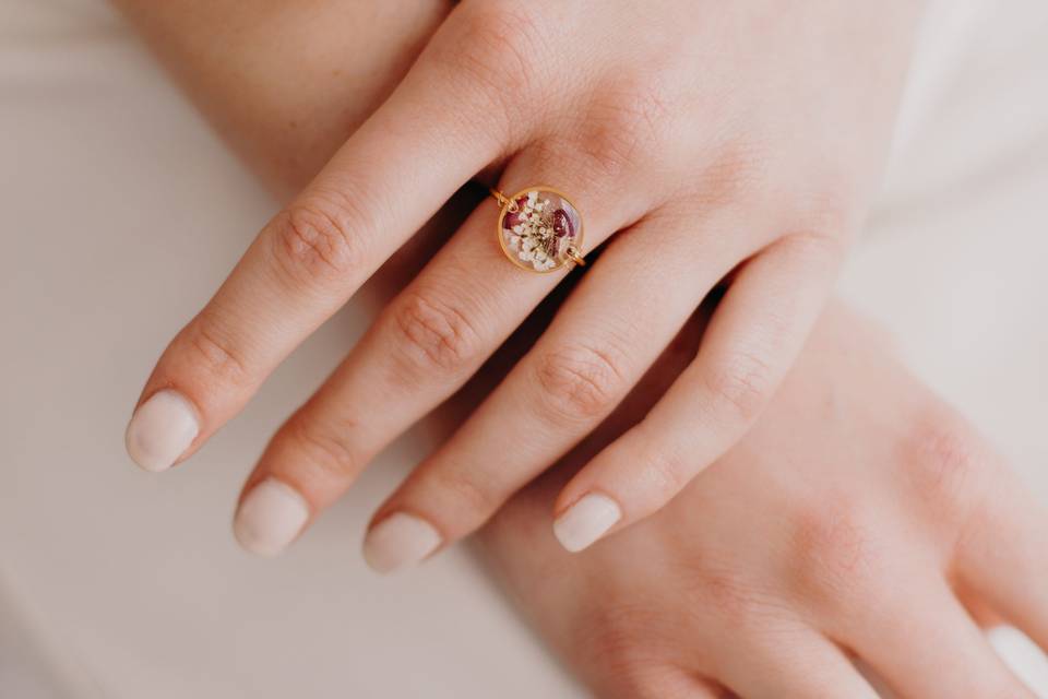 Bague Boucle Morganite – Caroline Savoie Joaillerie