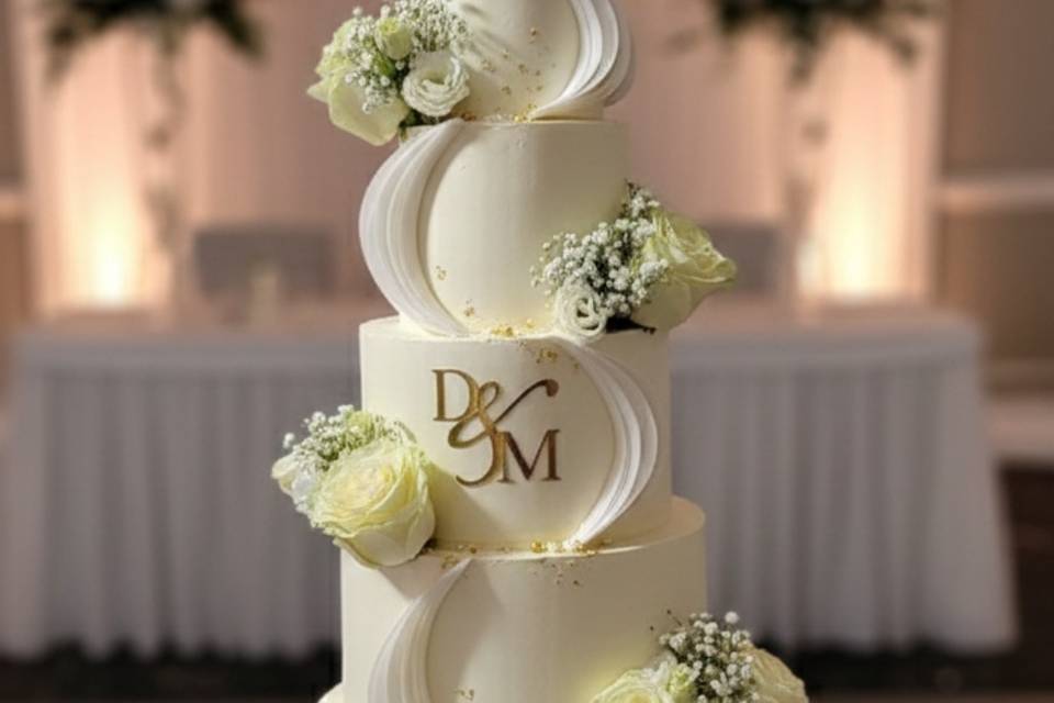 Wedding Cakes azymes et roses