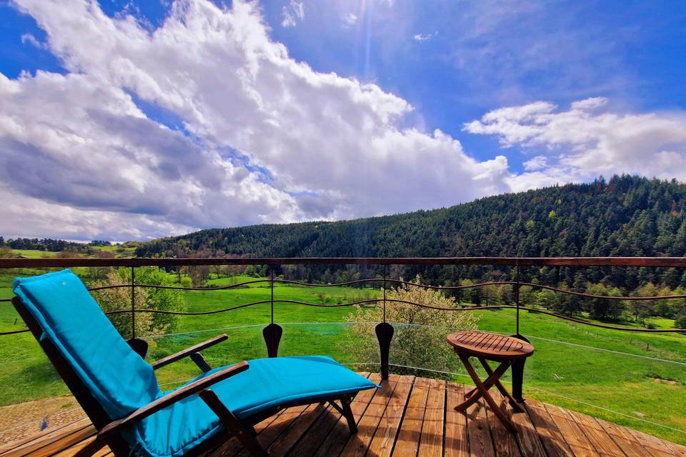 La terrasse du gîte