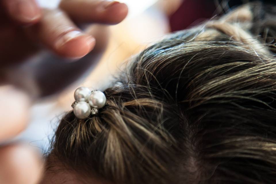 Coiffure de la mariée