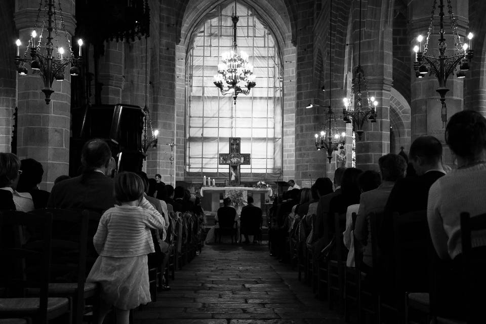 Cérémonie à l'église