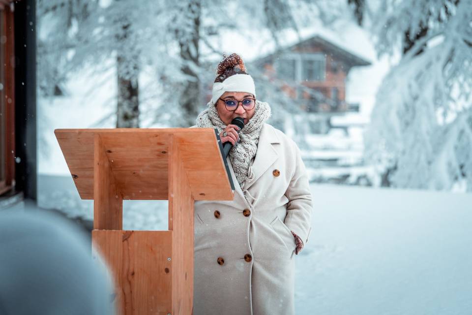 Mariage magique en montagne