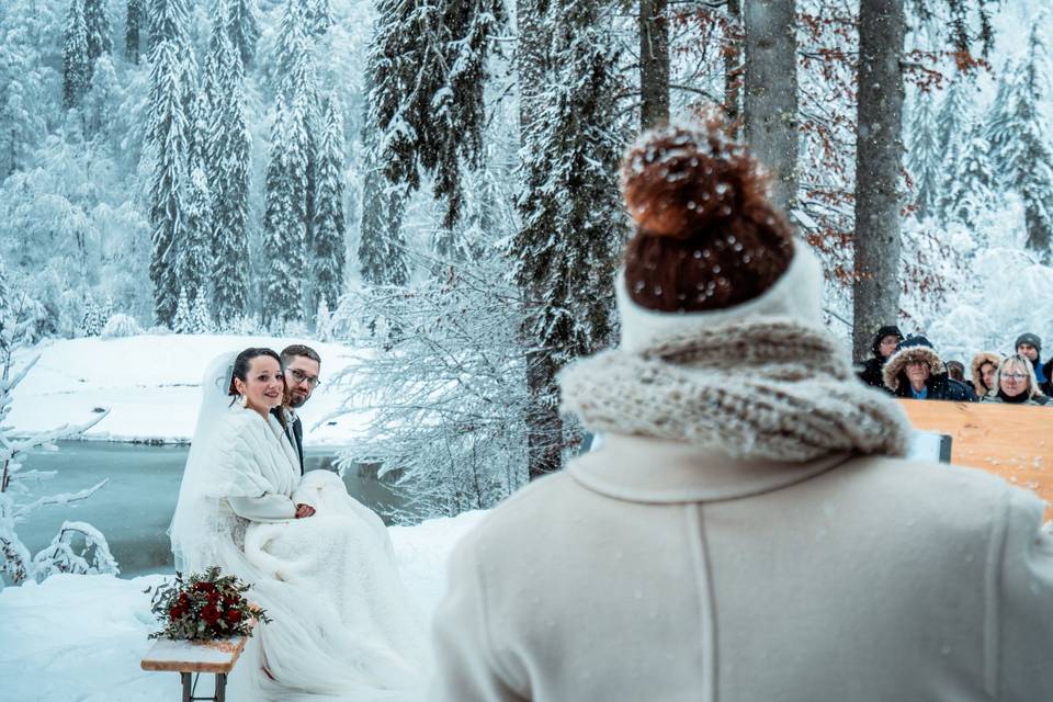 Mariage magique en montagne