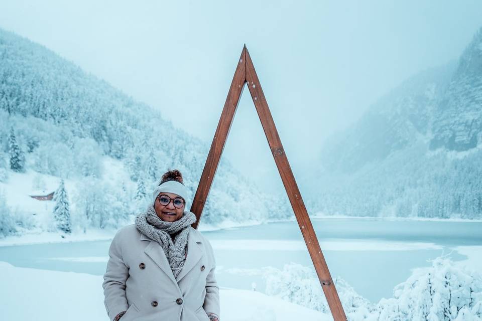 Mariage magique en montagne