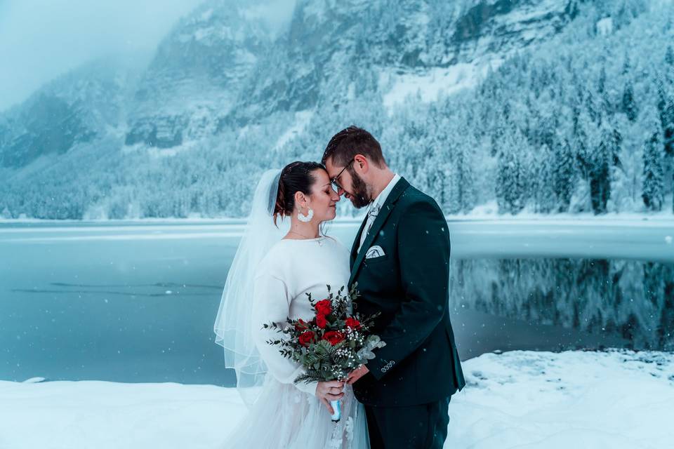 Mariage magique en montagne