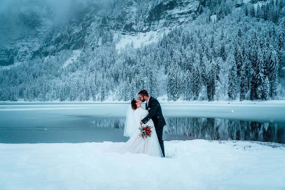 Mariage magique en montagne