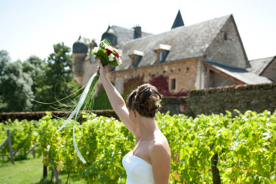 Au milieu des vignes