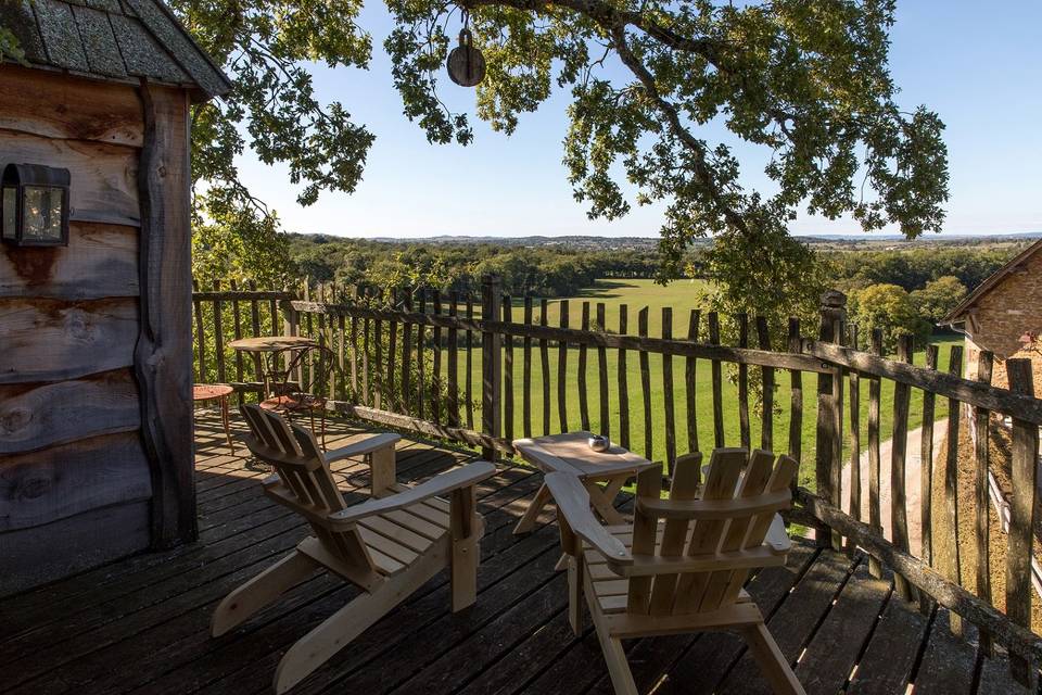 Terrasse cabane