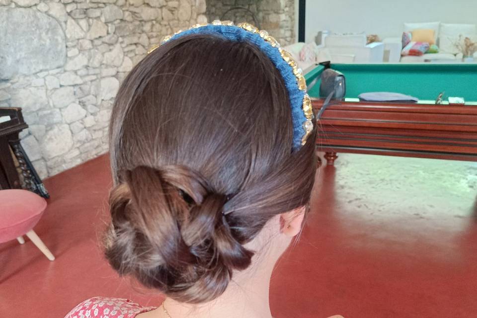 Chignon invitée