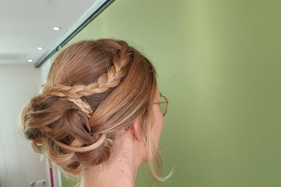 Chignon pour invitée