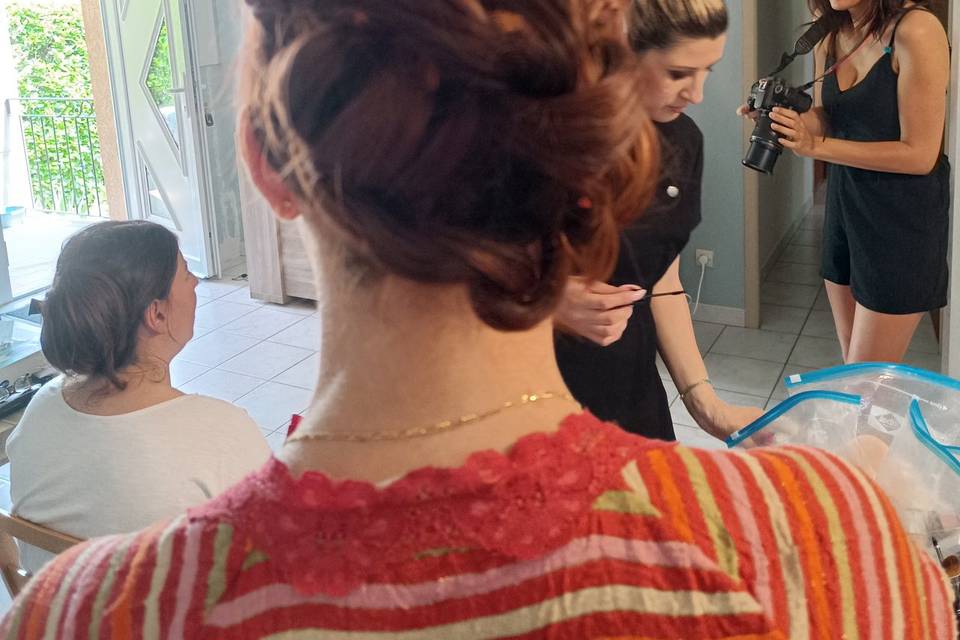 Chignon invitée