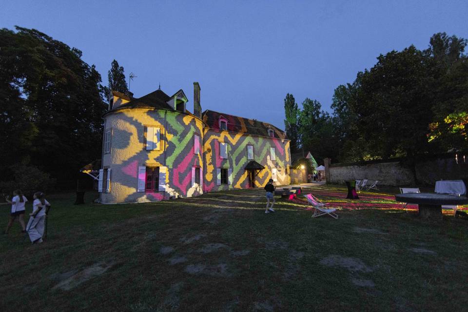 Manoir illuminé