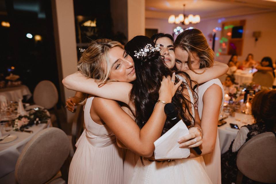 La mariée et ses témoins