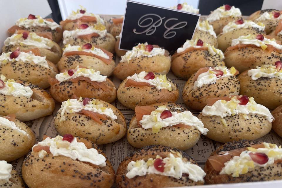 Petits pains de saumon