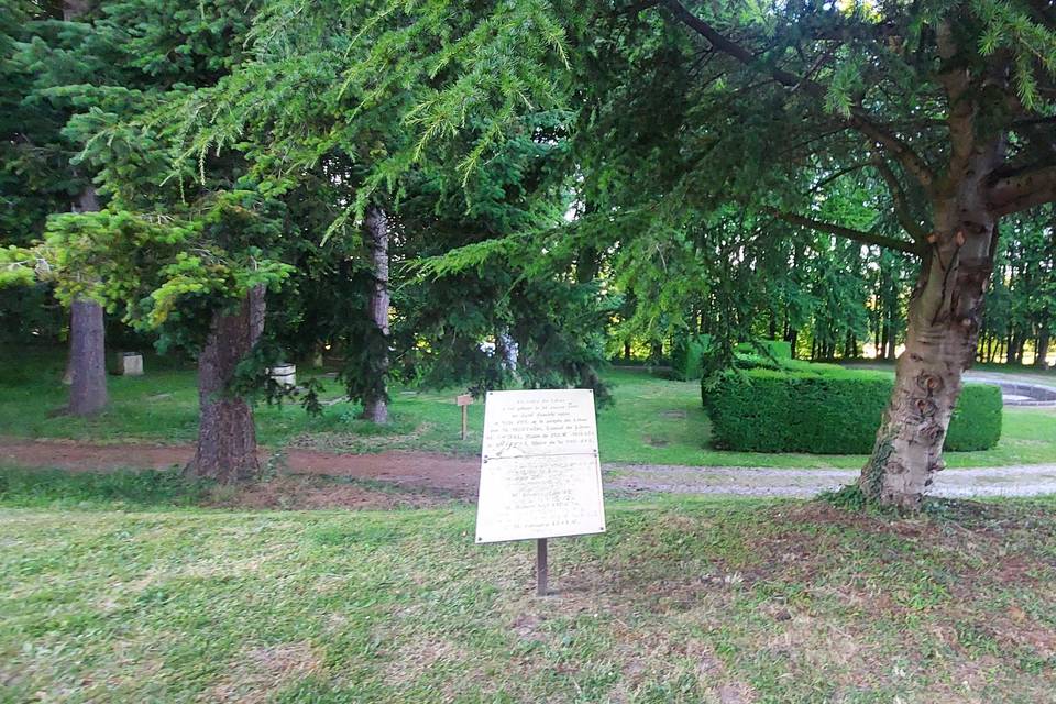 Parc du château à 50m à pieds