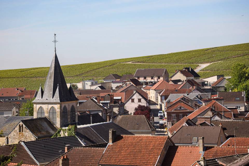 Vue sur le village