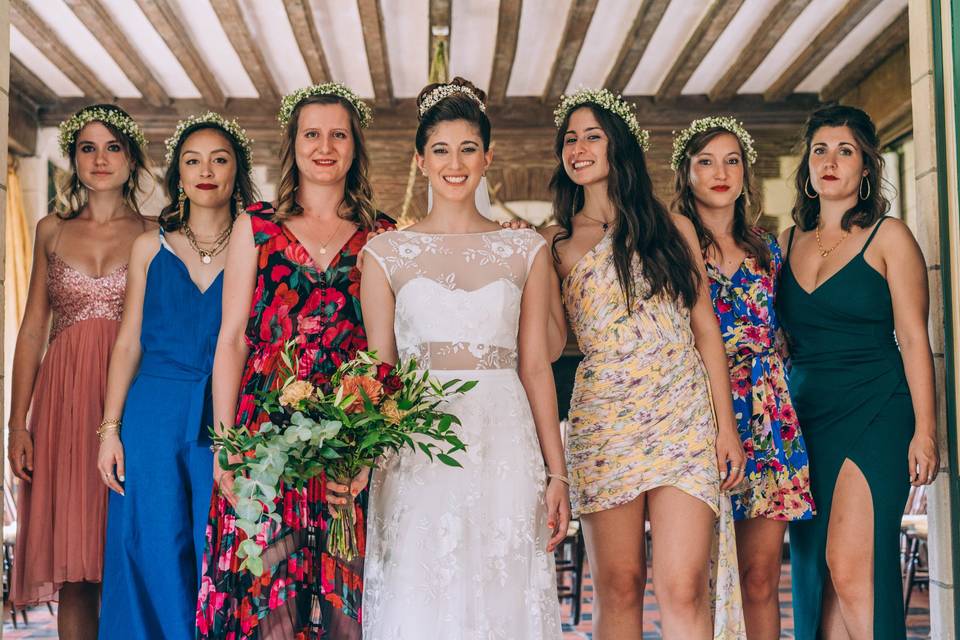 La mariée et ses copines