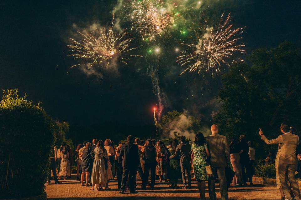 Un feu d'artifice