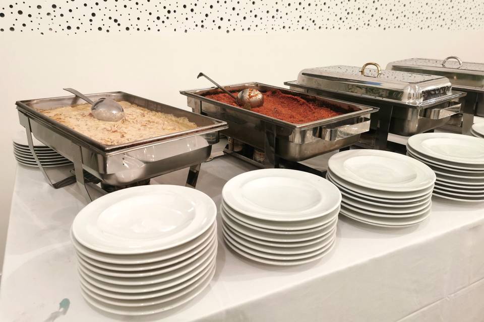 Buffet de plats variés