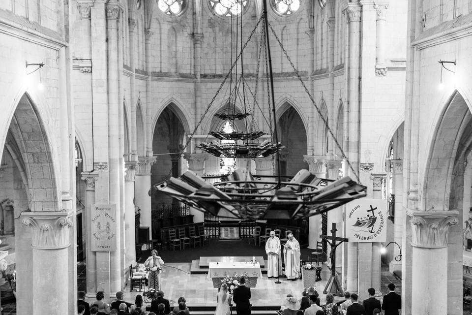 Vu de l'église de Fruges