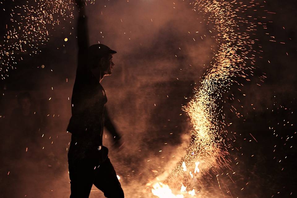 Spectacle de feu Etincelle