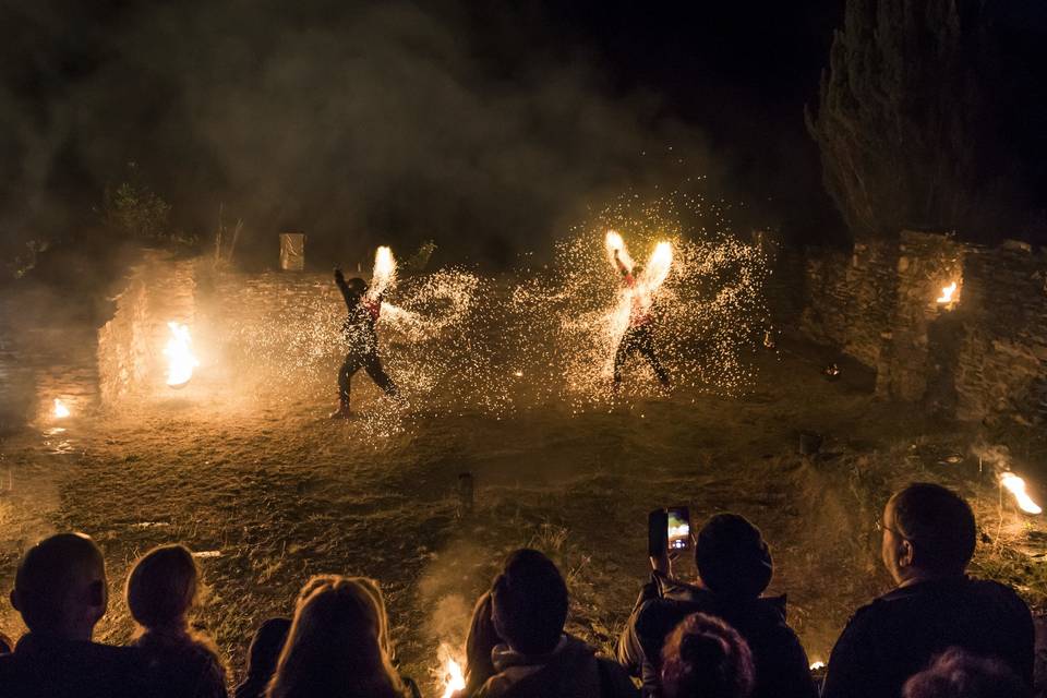 Spectacle de feu Supercho