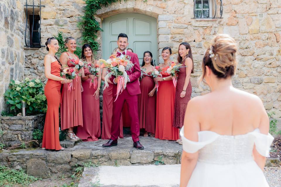 Découverte de la mariée