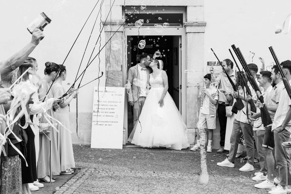 Photo des mariés