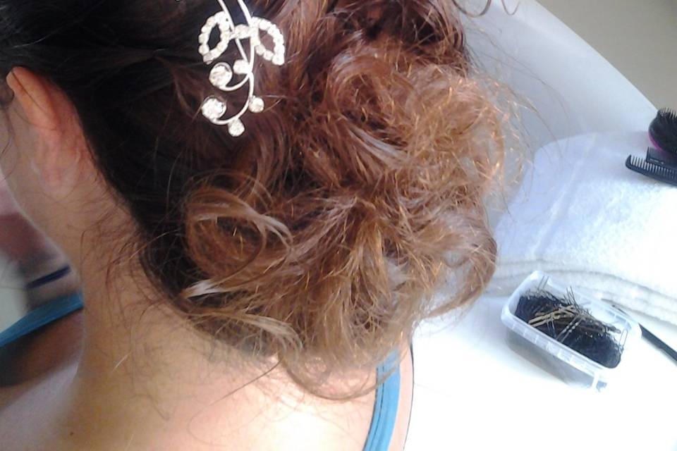 Chignon romantique