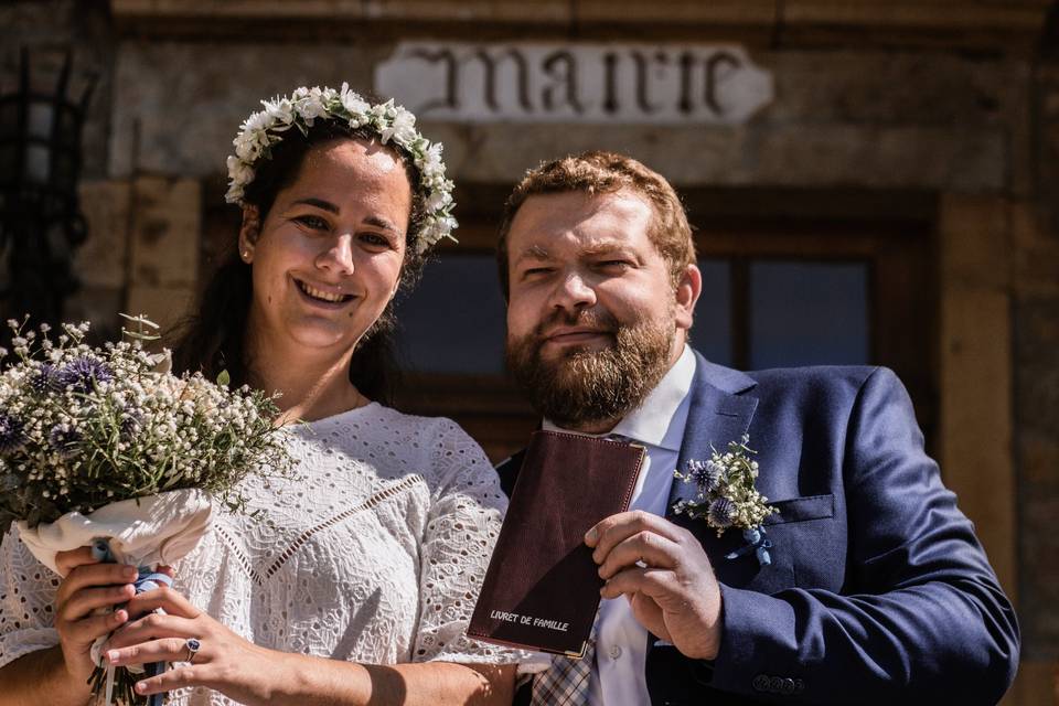 La joie après la mairie