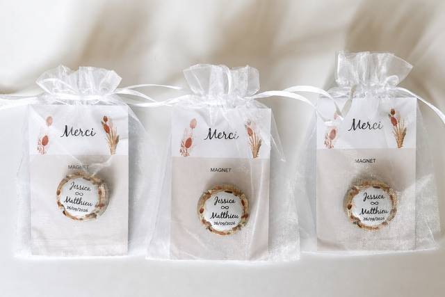 Cadeaux invités personnalisés