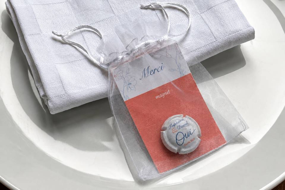 Magnet cadeau de table
